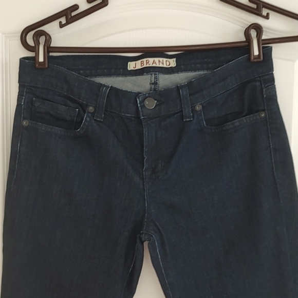 New J. Brand " THE SKINNY " Eclipse Dark Wash Jeans 29 Inseam 28 - Picture 2 of 7